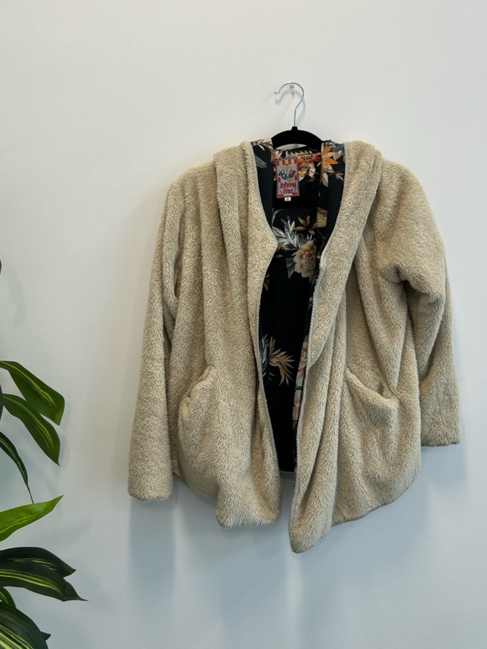 Johnny Was Reversible Sherpa Cardigan/Jacket 🤍🌺